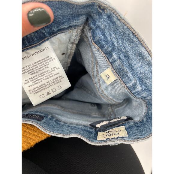 CITIZENS OF HUMANITY Rocket High Rise Skinny Jean in Small Talk Wash // 26 - Picture 6 of 12